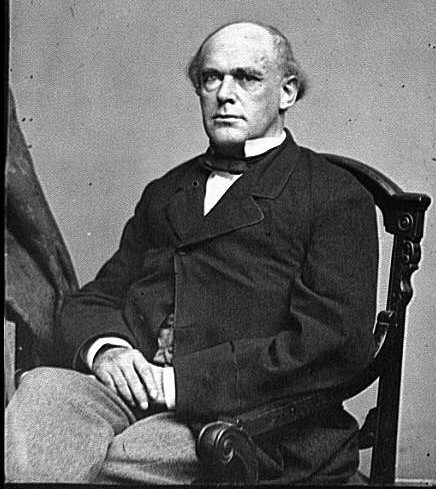 Portrait of Secretary of the Treasury Salmon P. Chase, officer of the United States government. (Cropped Photo Credit: Mathew Brady/Library of Congress)